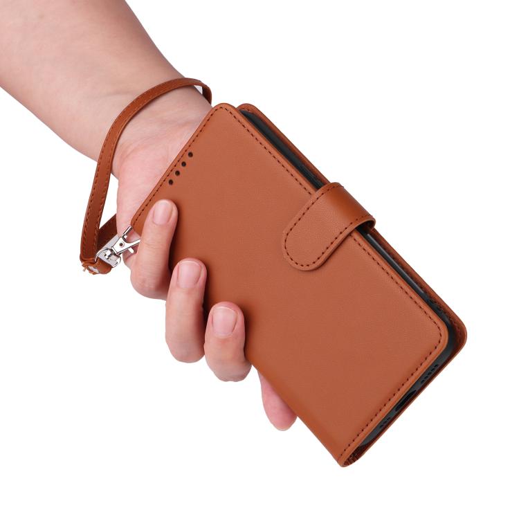 For iPhone 16e BETOPNICE BN-005 2 in 1 Detachable Imitate Genuine Leather Phone Case(Brown) - free shipping - PMc TechLife - Order now!
