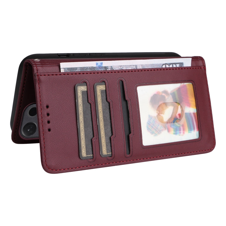 For Samsung Galaxy S24 Ultra 5G BETOPNICE BN-005 2 in 1 Detachable Imitate Genuine Leather Phone Case(Wine Red) - Galaxy S24 Ultra 5G Cases by BETOPNICE | Online Shopping South Africa | PMC Jewellery | Buy Now Pay Later Mobicred