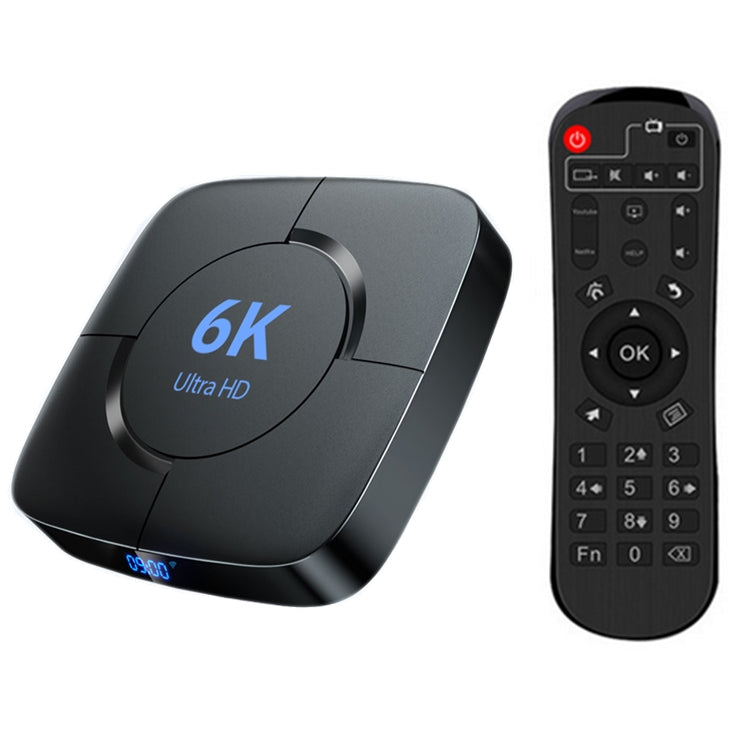 6K Ultra HD Android 12.0 Smart TV Box with Remote Control, 4GB+32GB, Allwinner H616 1.5GHZ Quad-Core(UK Plug) - Others by PMC Jewellery | Online Shopping South Africa | PMC Jewellery | Buy Now Pay Later Mobicred