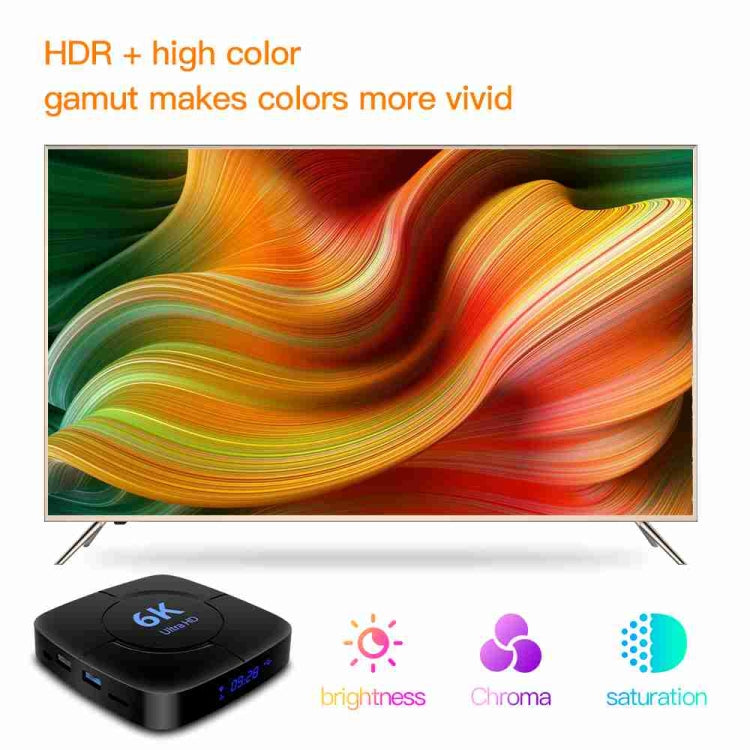 6K Ultra HD Android 12.0 Smart TV Box with Remote Control, 4GB+32GB, Allwinner H616 1.5GHZ Quad-Core(UK Plug) - Others by PMC Jewellery | Online Shopping South Africa | PMC Jewellery | Buy Now Pay Later Mobicred