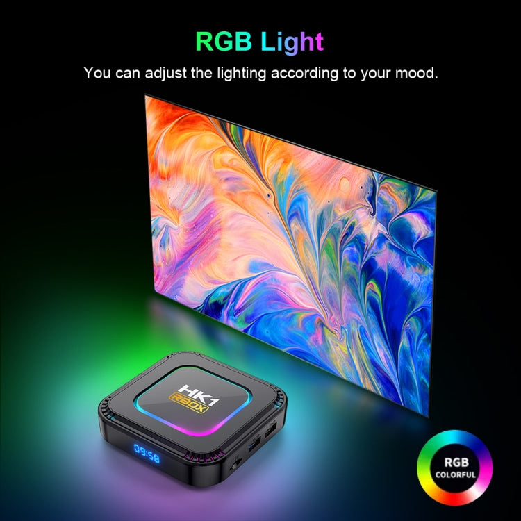 HK1 RBOX K8 8K Android 13.0 Smart TV Box with Remote Control, 4GB+64GB, RK3528 Quad-Core(US Plug) - Others by PMC TechLife | Online Shopping South Africa | PMC TechLife | Buy Now Pay Later Mobicred