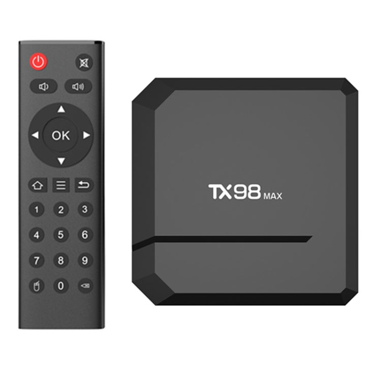 TX98 Max 4K Android 12.1 Smart TV Box with Remote Control, 2GB+16GB, Allwinner H618 Quad-Core(EU Plug) - Others by PMC Jewellery | Online Shopping South Africa | PMC Jewellery | Buy Now Pay Later Mobicred