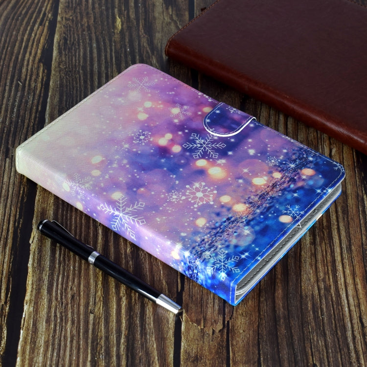 For 10 inch Universal Colored Drawing Pattern Horizontal Flip PU Leather Case with Holder & Card Slots(Purple Quicksand) - 10 - 11 inch by PMC TechLife | Online Shopping South Africa | PMC TechLife | Buy Now Pay Later Mobicred
