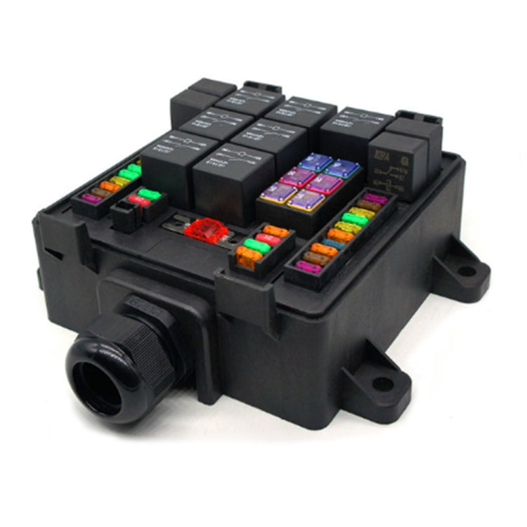 24V 5 Pin Car RV Waterproof Fuse Relay Box Car Modified Multi-Light Control Fuse Box - Fuse by PMC TechLife | Online Shopping South Africa | PMC TechLife | Buy Now Pay Later Mobicred