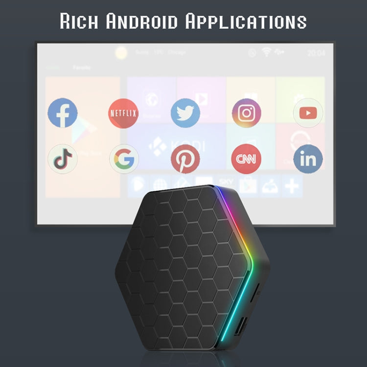 T95Z Plus 8K WiFi6 Android 12.0 Smart TV Box with Remote Control, 4GB+32GB, Allwinner H618 Quad-Core(US Plug) - Others by PMC TechLife | Online Shopping South Africa | PMC TechLife | Buy Now Pay Later Mobicred