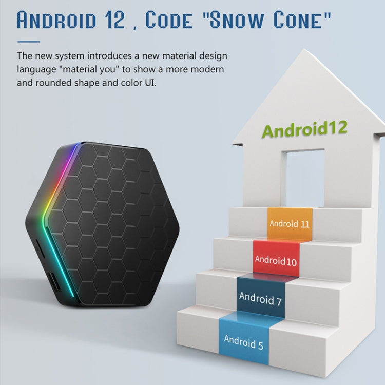 T95Z Plus 8K WiFi6 Android 12.0 Smart TV Box with Remote Control, 4GB+64GB, Allwinner H618 Quad-Core(US Plug) - Others by PMC TechLife | Online Shopping South Africa | PMC TechLife | Buy Now Pay Later Mobicred