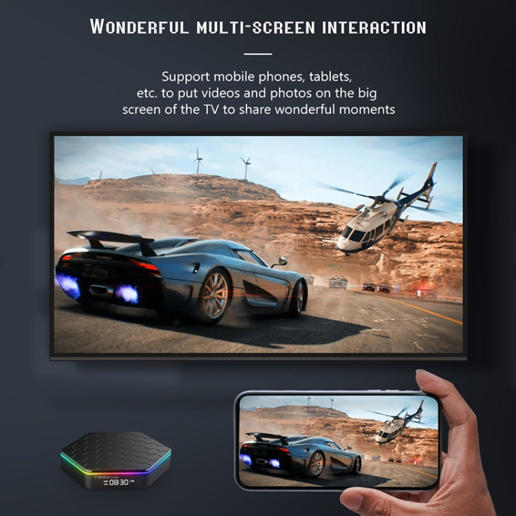T95Z Plus 8K WiFi6 Android 12.0 Smart TV Box with Remote Control, 2GB+16GB, Allwinner H618 Quad-Core(EU Plug) - Others by PMC TechLife | Online Shopping South Africa | PMC TechLife | Buy Now Pay Later Mobicred