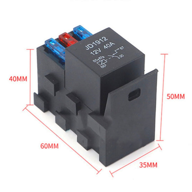 12V 5 Pin Car RV Engine Compartment Multi-Way Fuse Holder 3 Ways With Relay Holder - free shipping - PMC TechLife - Order now!