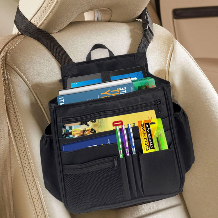 Portable Large Capacity Car Seat Back Storage Bag(Black) - Stowing Tidying by PMC TechLife | Online Shopping South Africa | PMC TechLife | Buy Now Pay Later Mobicred