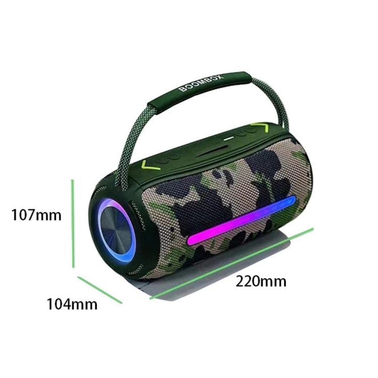 T&G X360 20W RGB Colorful Bluetooth Speaker Portable Outdoor 3D Stereo Speaker(Black) - Desktop Speaker by T&G | Online Shopping South Africa | PMC Jewellery | Buy Now Pay Later Mobicred