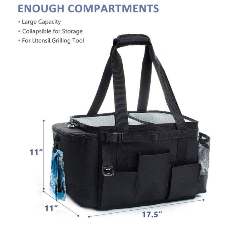 Large Foldable and Portable Outdoor Car Camping Picnic Storage Bag(Black) - free shipping - PMC TechLife - Order now!