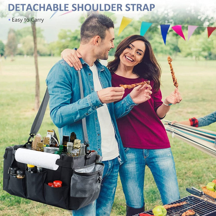 Large Foldable and Portable Outdoor Car Camping Picnic Storage Bag(Black) - free shipping - PMC TechLife - Order now!