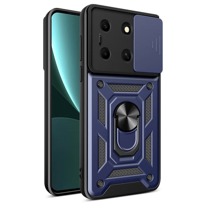 For Infinix Note 30i Sliding Camera Cover Design TPU+PC Phone Case(Blue) - Infinix Cases by PMC Jewellery | Online Shopping South Africa | PMC Jewellery | Buy Now Pay Later Mobicred