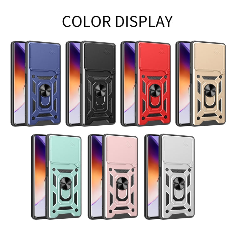 For Infinix Note 40 4G Sliding Camera Cover Design TPU+PC Phone Case(Black) - Infinix Cases by PMC TechLife | Online Shopping South Africa | PMC TechLife | Buy Now Pay Later Mobicred