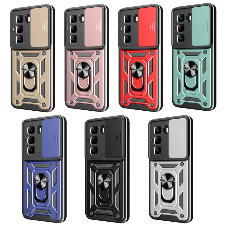 For Infinix Hot 50 Pro 4G Sliding Camera Cover Design TPU+PC Phone Case(Black) - free shipping - PMC TechLife - Order now!