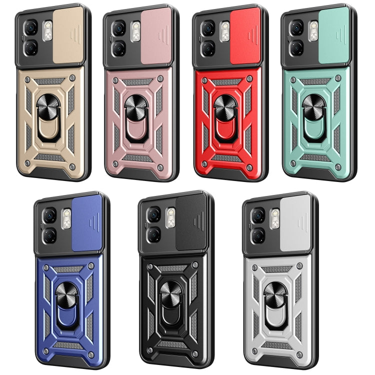For Infinix Smart 9 / Hot 50i Sliding Camera Cover Design TPU+PC Phone Case(Gold) - free shipping - PMC TechLife - Order now!