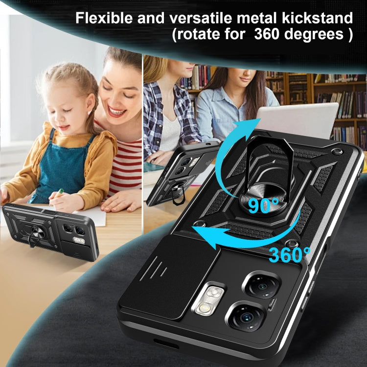 For Infinix Smart 9 / Hot 50i Sliding Camera Cover Design TPU+PC Phone Case(Gold) - free shipping - PMC TechLife - Order now!