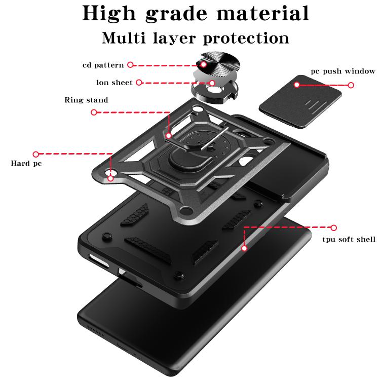 For Infinix Note 30 5G Sliding Camera Cover Design TPU+PC Phone Case(Silver) - free shipping - PMC TechLife - Order now!