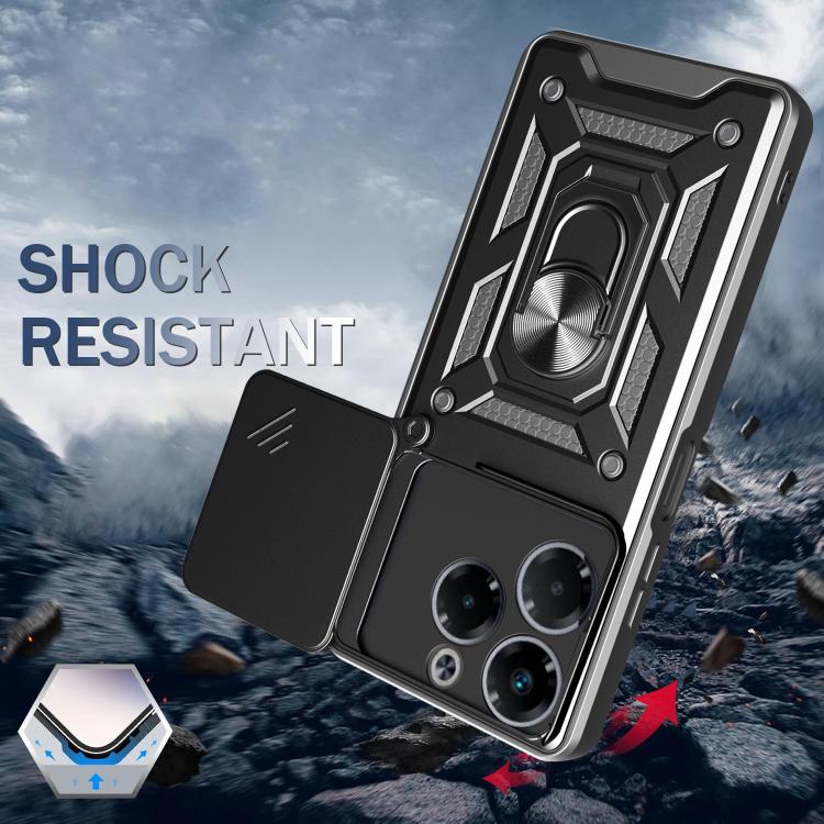 For Infinix Note 40X 5G Sliding Camera Cover Design TPU+PC Phone Case(Rose Gold) - free shipping - PMC TechLife - Order now!