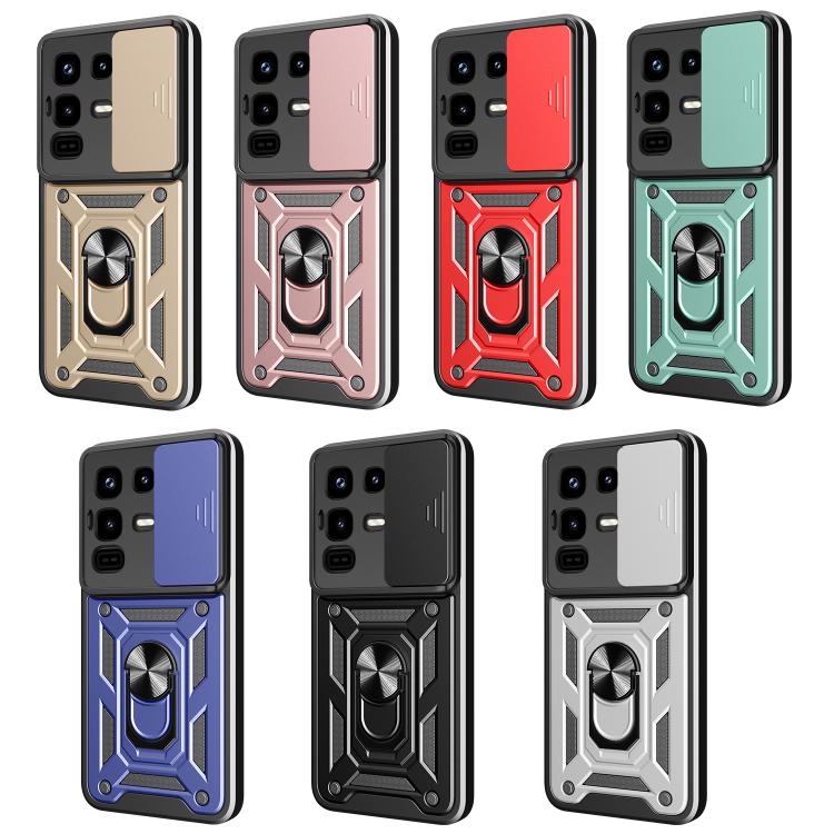 For Infinix Note 50 Pro 4G Sliding Camera Cover Design TPU+PC Phone Case(Silver) - free shipping - PMC TechLife - Order now!