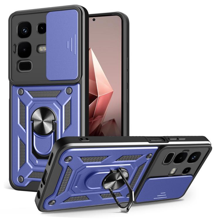 For Infinix Note 50x Sliding Camera Cover Design TPU+PC Phone Case(Blue) - free shipping - PMC TechLife - Order now!