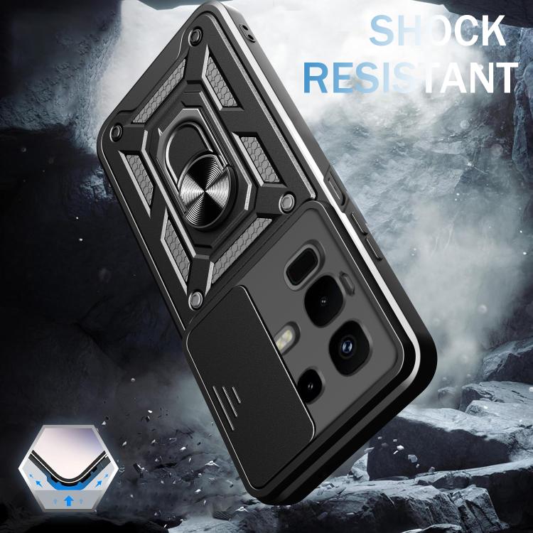 For Infinix Note 50x Sliding Camera Cover Design TPU+PC Phone Case(Gold) - free shipping - PMC TechLife - Order now!