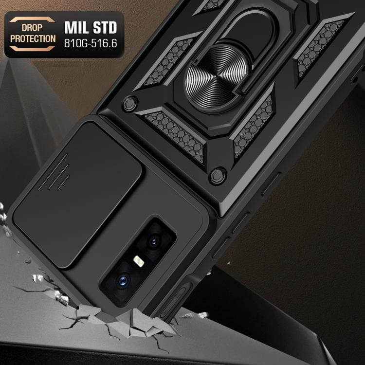 For Infinix GT 30 Pro Sliding Camera Cover Design TPU+PC Phone Case(Green) - free shipping - PMC TechLife - Order now!
