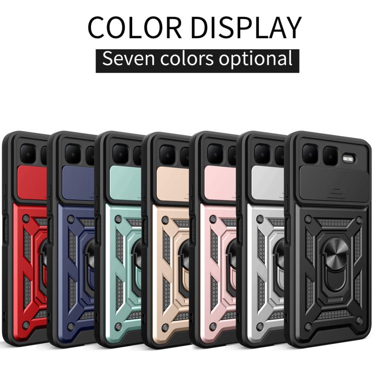 For Infinix Smart 10 Plus 4G Sliding Camera Cover Design TPU+PC Phone Case(Red) - free shipping - PMC TechLife - Order now!