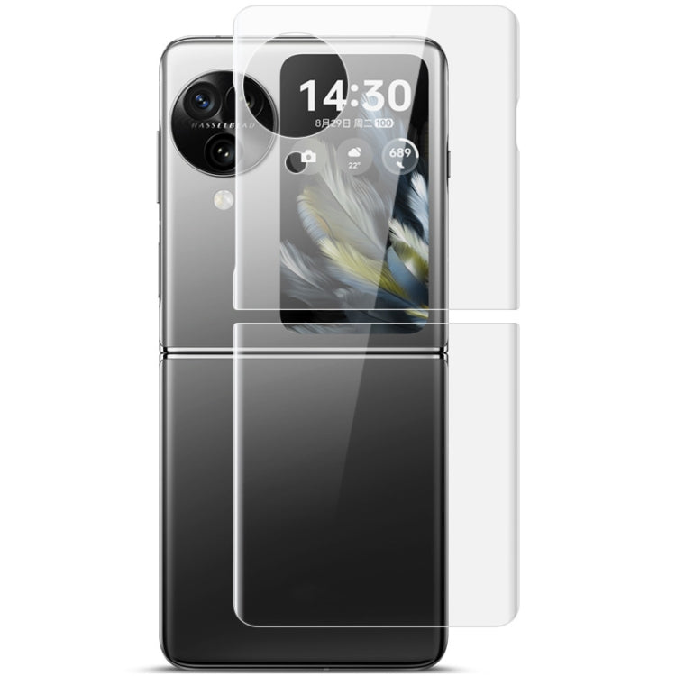 For OPPO Find N3 Flip imak Full Screen Hydrogel Film Front Screen + Back Protector Set - OPPO Tempered Glass by imak | Online Shopping South Africa | PMC TechLife | Buy Now Pay Later Mobicred