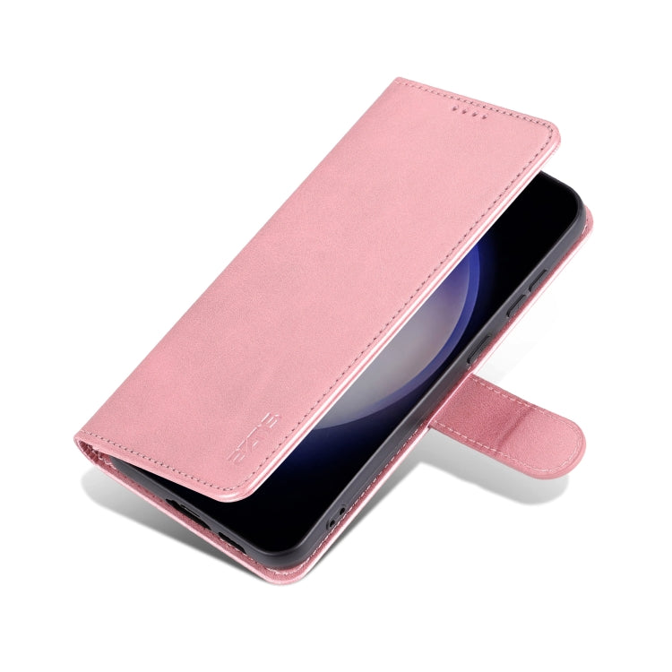 For Samsung Galaxy S24 5G AZNS Skin Feel Calf Texture Flip Leather Phone Case(Rose Gold) - Galaxy S24 5G Cases by AZNS | Online Shopping South Africa | PMC Jewellery | Buy Now Pay Later Mobicred