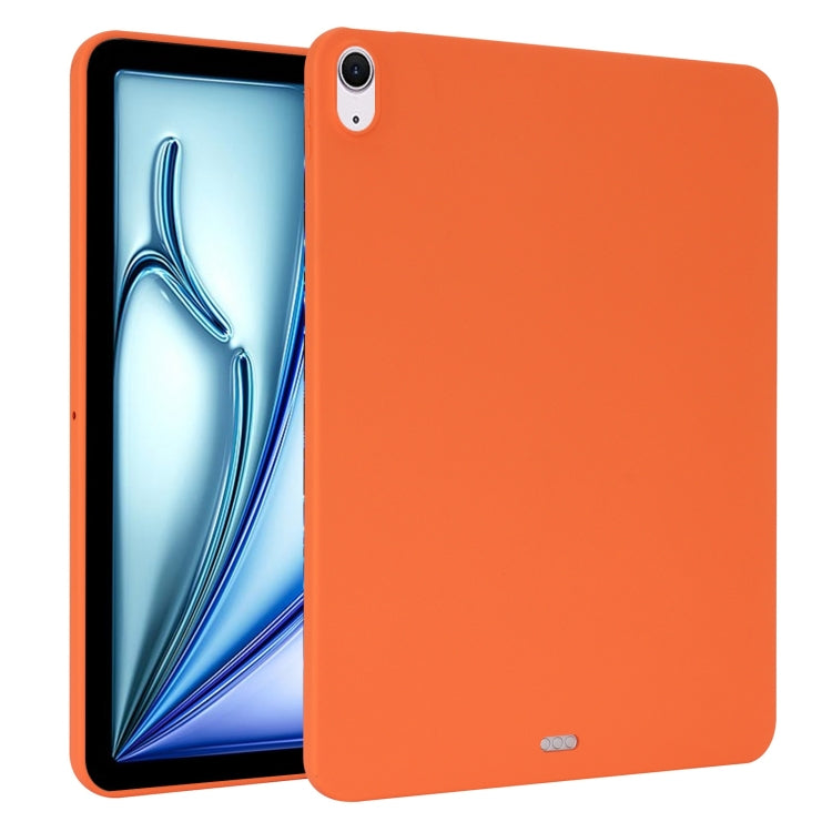 For iPad Air 11 2024 / 2025 Oil Spray Skin-friendly TPU Tablet Case(Orange) - iPad Air 11 2025 / 2024 Cases by PMC TechLife | Online Shopping South Africa | PMC TechLife | Buy Now Pay Later Mobicred