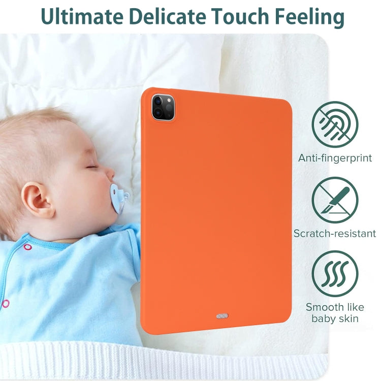 For iPad Air 11 2024 / 2025 Oil Spray Skin-friendly TPU Tablet Case(Orange) - iPad Air 11 2025 / 2024 Cases by PMC TechLife | Online Shopping South Africa | PMC TechLife | Buy Now Pay Later Mobicred
