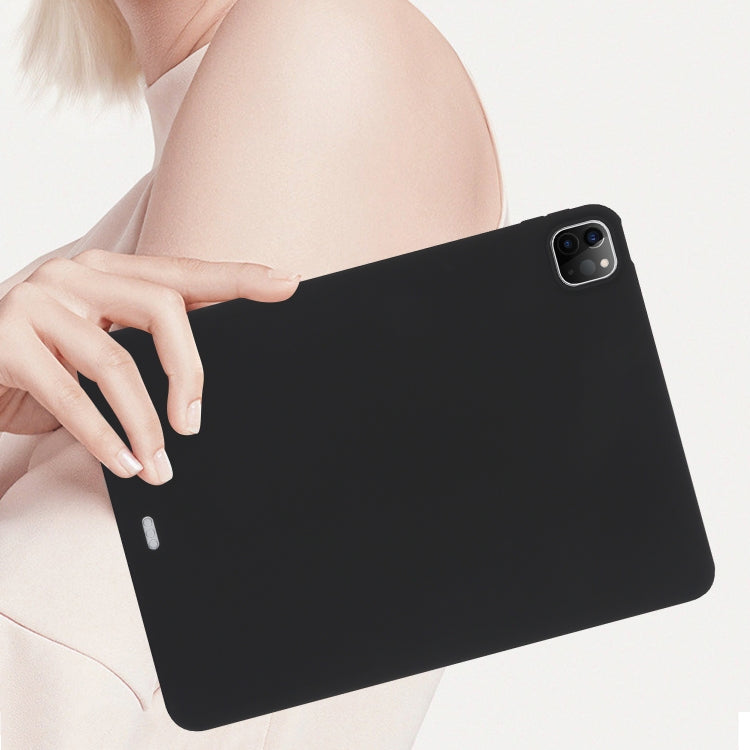 For iPad Air 11 2024 / 2025 Oil Spray Skin-friendly TPU Tablet Case(Black) - iPad Air 11 2025 / 2024 Cases by PMC TechLife | Online Shopping South Africa | PMC TechLife | Buy Now Pay Later Mobicred