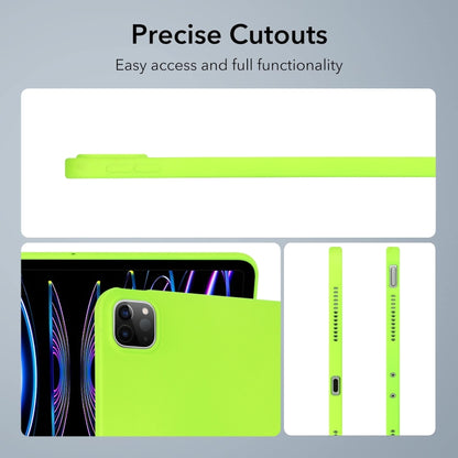 For iPad Air 13 2024 Oil Spray Skin-friendly TPU Tablet Case(Fluorescent Green) - iPad Air 13 2024 Cases by PMC Jewellery | Online Shopping South Africa | PMC Jewellery | Buy Now Pay Later Mobicred