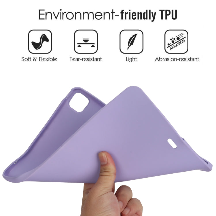 For iPad Air 13 2024 / Air 13 2025 Oil Spray Skin-friendly TPU Tablet Case(Purple) - iPad Air 13 2025 / 2024 Cases by PMC Jewellery | Online Shopping South Africa | PMC Jewellery | Buy Now Pay Later Mobicred