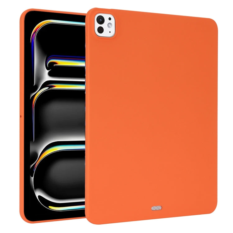 For iPad Pro 11 2024 Oil Spray Skin-friendly TPU Tablet Case(Orange) - iPad Pro 11 2024 Cases by PMC TechLife | Online Shopping South Africa | PMC TechLife | Buy Now Pay Later Mobicred