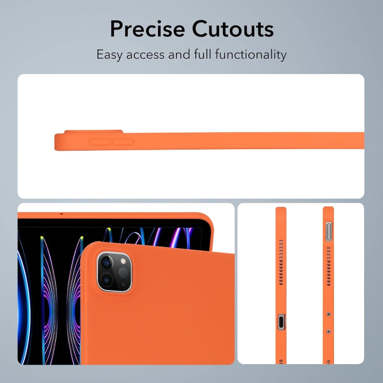 For iPad Pro 11 2024 Oil Spray Skin-friendly TPU Tablet Case(Orange) - iPad Pro 11 2024 Cases by PMC TechLife | Online Shopping South Africa | PMC TechLife | Buy Now Pay Later Mobicred