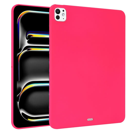 For iPad Pro 11 2024 Oil Spray Skin-friendly TPU Tablet Case(Rose Red) - iPad Pro 11 2024 Cases by PMC Jewellery | Online Shopping South Africa | PMC Jewellery | Buy Now Pay Later Mobicred