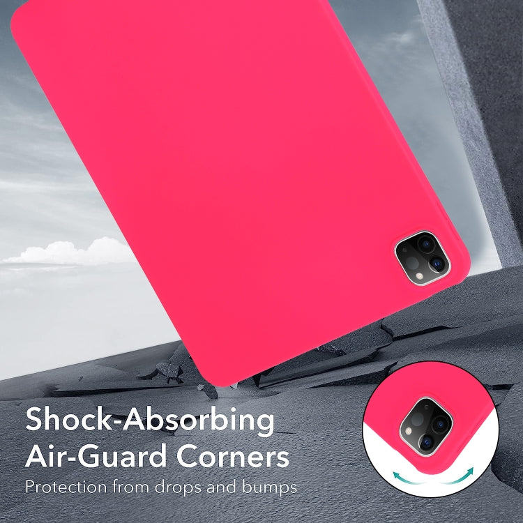 For iPad Pro 11 2024 Oil Spray Skin-friendly TPU Tablet Case(Rose Red) - free shipping - PMC TechLife - Order now!
