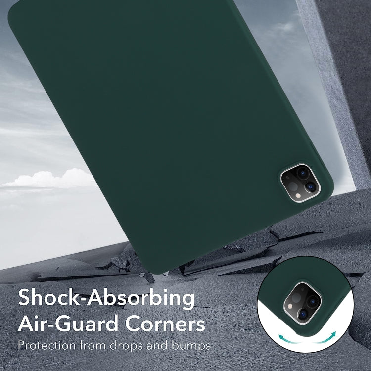 For iPad Pro 11 2024 Oil Spray Skin-friendly TPU Tablet Case(Deep Green) - iPad Pro 11 2024 Cases by PMC TechLife | Online Shopping South Africa | PMC TechLife | Buy Now Pay Later Mobicred