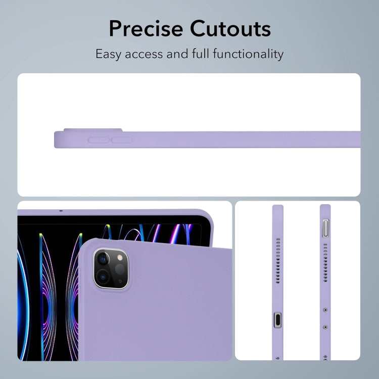 For iPad Pro 11 2024 Oil Spray Skin-friendly TPU Tablet Case(Purple) - iPad Pro 11 2024 Cases by PMC TechLife | Online Shopping South Africa | PMC TechLife | Buy Now Pay Later Mobicred