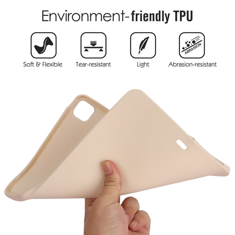 For iPad Pro 13 2024 Oil Spray Skin-friendly TPU Tablet Case(Milk White) - iPad Pro 13 2024 Cases by PMC Jewellery | Online Shopping South Africa | PMC Jewellery | Buy Now Pay Later Mobicred