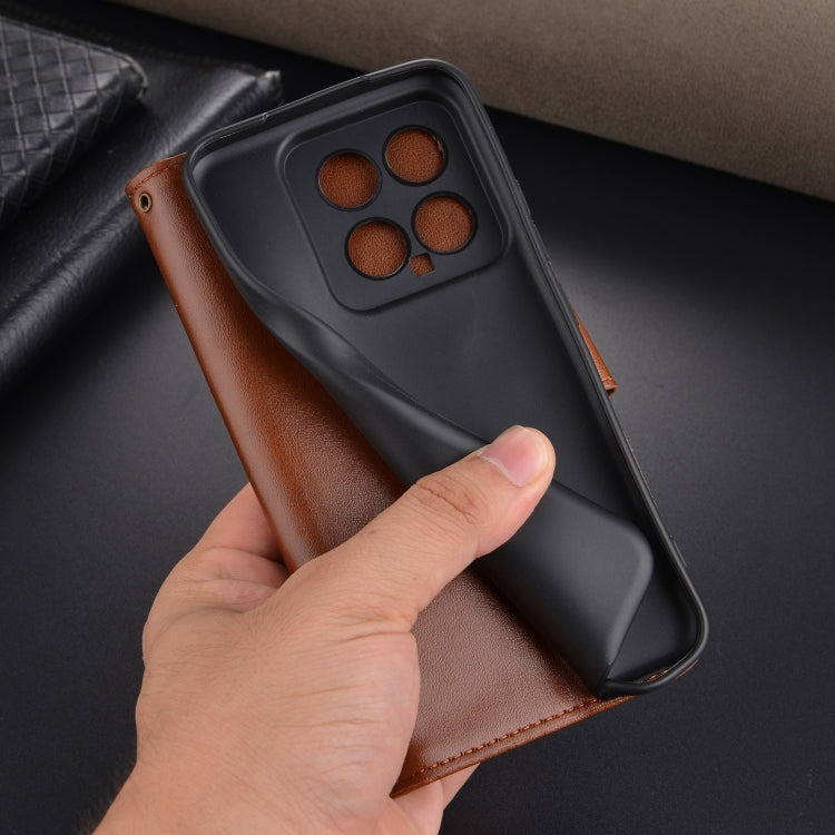 For Xiaomi 14 AZNS Sheepskin Texture Flip Leather Phone Case(Black) - 14 Cases by AZNS | Online Shopping South Africa | PMC TechLife | Buy Now Pay Later Mobicred
