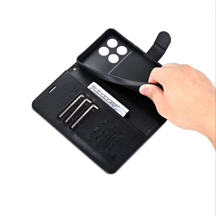 For Xiaomi Redmi K70 / K70 Pro AZNS Sheepskin Texture Flip Leather Phone Case(Black) - K70 Pro Cases by AZNS | Online Shopping South Africa | PMC TechLife | Buy Now Pay Later Mobicred