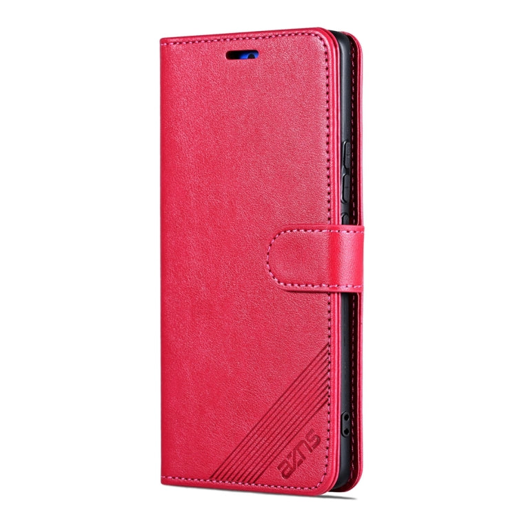 For Xiaomi Redmi K70 / K70 Pro AZNS Sheepskin Texture Flip Leather Phone Case(Red) - Xiaomi Cases by AZNS | Online Shopping South Africa | PMC Jewellery | Buy Now Pay Later Mobicred