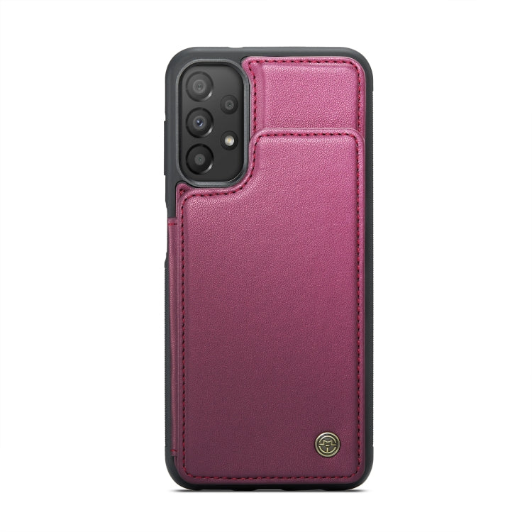 For Samsung Galaxy A33 5G CaseMe C22 Card Slots Holder RFID Anti-theft Phone Case(Wine Red) - Galaxy Phone Cases by CaseMe | Online Shopping South Africa | PMC Jewellery | Buy Now Pay Later Mobicred