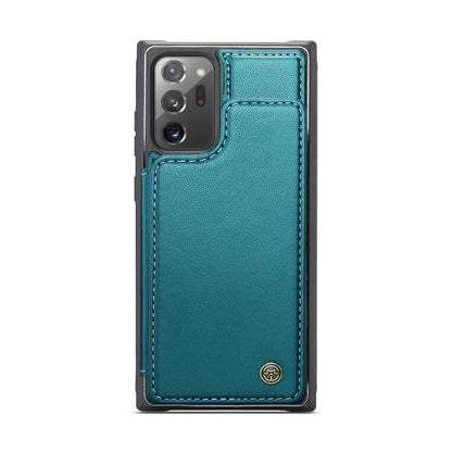 For Samsung Galaxy Note20 Ultra CaseMe C22 Card Slots Holder RFID Anti-theft Phone Case(Blue Green) - Galaxy Note20 Ultra Cases by CaseMe | Online Shopping South Africa | PMC Jewellery | Buy Now Pay Later Mobicred