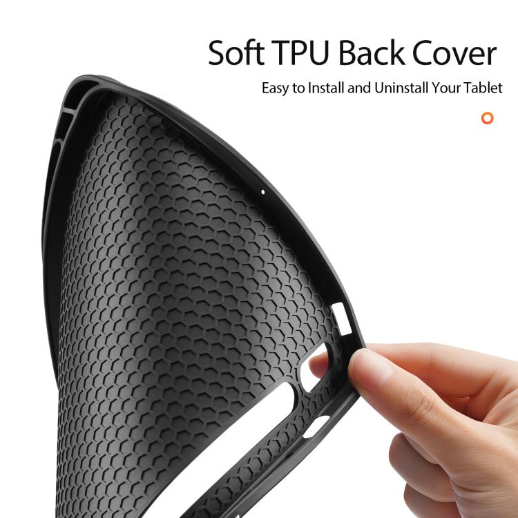 For Samsung Galaxy Tab S10 FE+ DUX DUCIS Domo Series Magnetic Flip Leather Tablet Case(Black) - free shipping - PMc TechLife - Order now!
