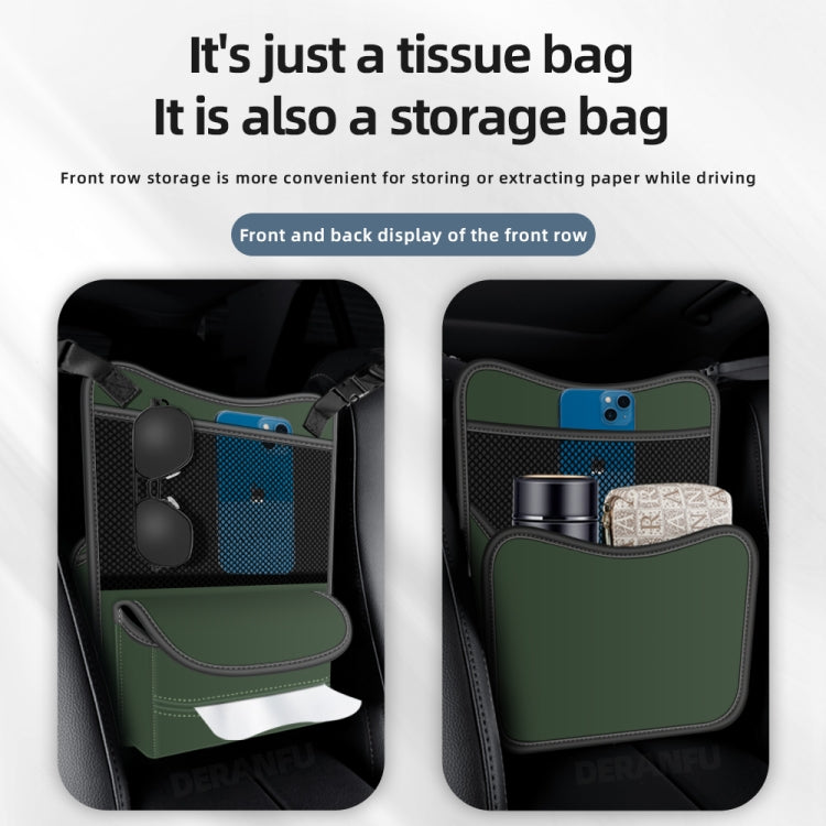 3054 Napa Texture Leather Car Center Console Storage Bag(Brown) - Stowing Tidying by PMC TechLife | Online Shopping South Africa | PMC TechLife | Buy Now Pay Later Mobicred