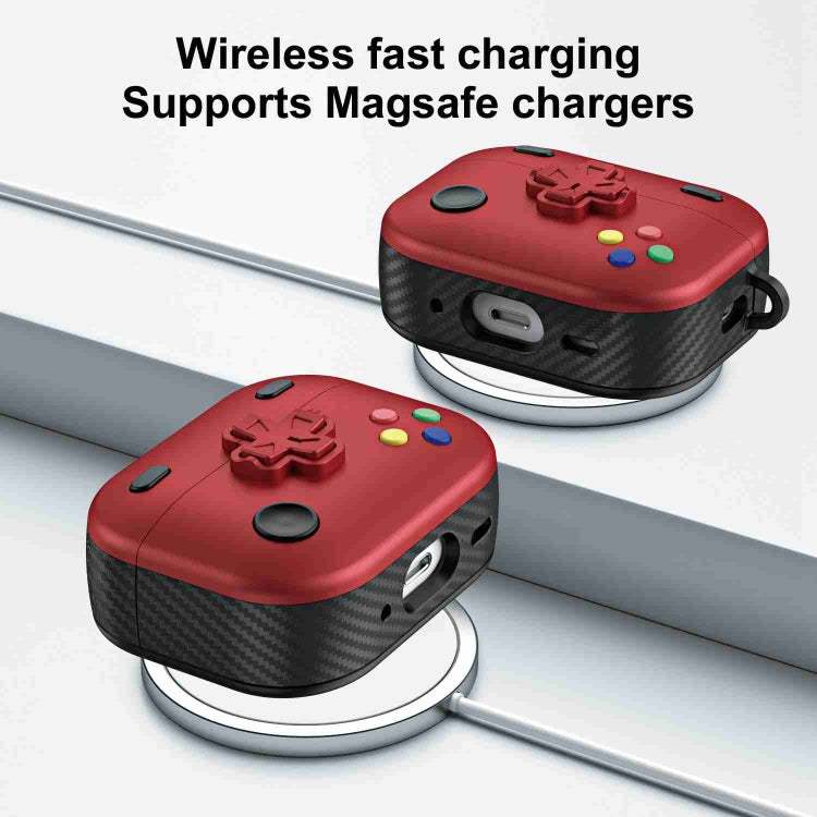For AirPods 2 / 1 Game Console Shape Wireless Earphones Protective Case(Black) - For AirPods 1/2 by PMC Jewellery | Online Shopping South Africa | PMC Jewellery | Buy Now Pay Later Mobicred